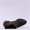 Paul Green Western Block Heel Ankle Boot - Brown Suede